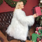 Ladies Sheep Skin Coat For Women Mongolia Sheep Fur Coats Pink Sheepskin Coat Winter Fashion Lamb Coats