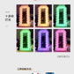 Full Body Fitness Pink Luminous Floor Mirror
