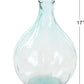Deco 79 Recycled Glass Handmade Decorative Vase Spanish Bottle Centerpiece Vase, Flower Vase for Home 11" x 11" x 17"