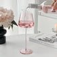 Pink Flamingo Slanted Lipstick Wine Glass Sweet Wine Glass High Value Luxury Home Goblet Wine Champagne Glass Cup Wedding Gift
