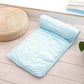 Summer Pet Cooling Mat Ice Silk Mat With Pillow Cushion Cat Dog Breathable Pad Sofa For Small Medium Dogs Cool Sleep Mats