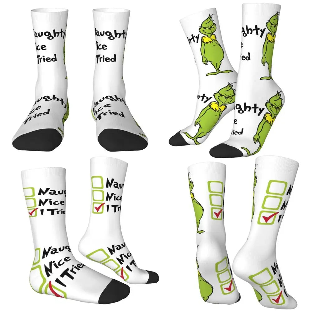 Christmas Men's Grinch Socks