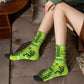 Novelty Christmas-S-Green-S-Grinching Socks Men's Women's Fashion Socks Spring Summer Autumn Winter Middle Tube Socks Gift