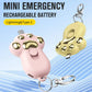 Portable Pocket Charger 2000mAh Power Banks Portable Charger Key Chain Emergency Power Bank for iPhone or Android