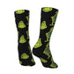Novelty Christmas-S-Green-S-Grinching Socks Men's Women's Fashion Socks Spring Summer Autumn Winter Middle Tube Socks Gift