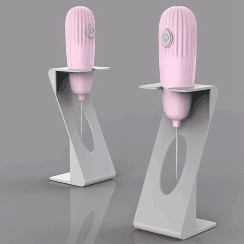 Milk Frother Handheld Electric Whisk Foamer Maker For Coffee Latte Hot Chocolate Cappuccino Egg Mixer Blender Stand