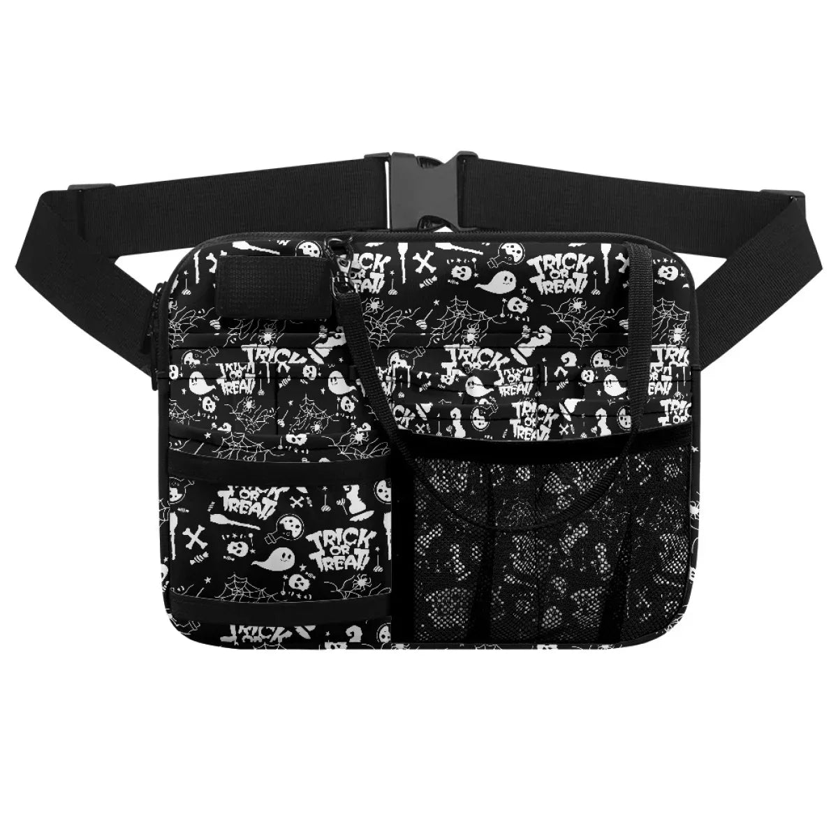 Adjustable Shoulder Pink Fanny Pack Cartoon Medical Tool Pattern Waist Bags Organizer Zipper Belt Storage riñoneras Para Hombre