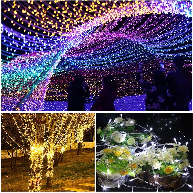 Christmas Light Garland 8 Modes