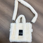Faux Fur Ladies Tote Bag