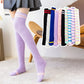 Winter Stockings Leg Warmers Coral Fleece Knee Scoks Thick Warm Socks Furry Leg Warmers Women‘s Thigh High Sock