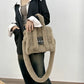 Faux Fur Ladies Tote Bag