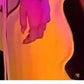 Full Body Fitness Pink Luminous Floor Mirror