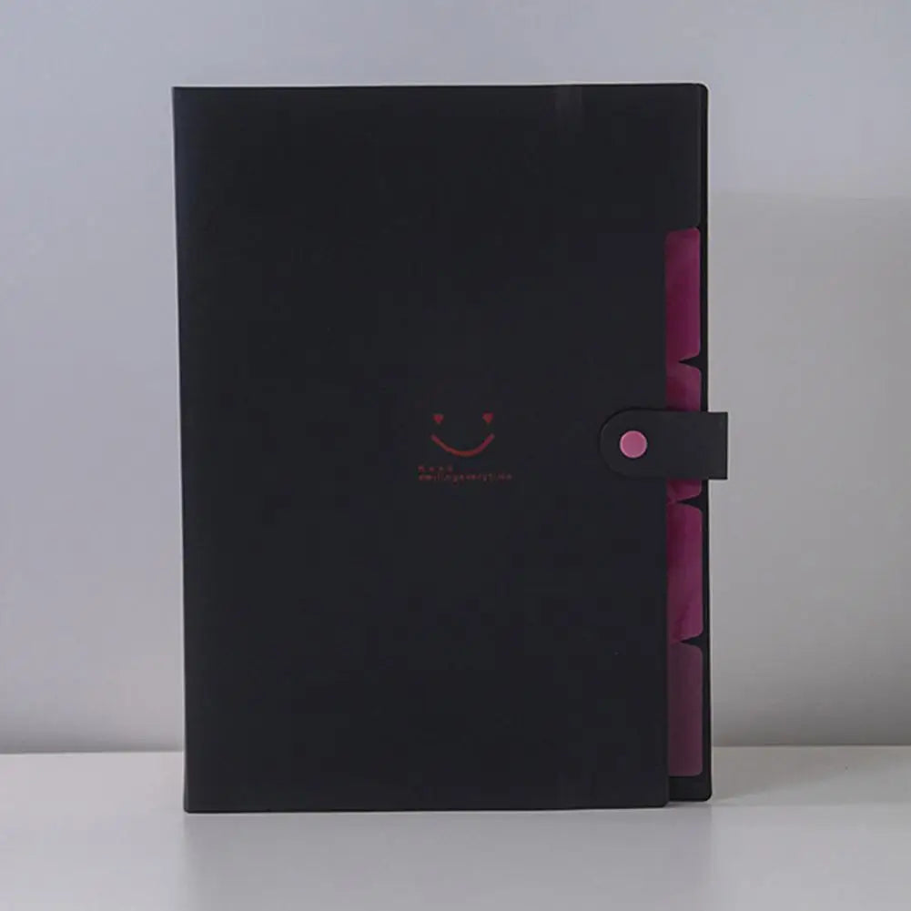 Document Organizer Multi-layered A4 File Organizer Set for Office Travel Plastic Closure Document Filing Folder for Home