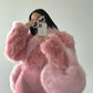 Fluffy Love Heart Shoulder Bag / Tote
