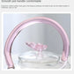 Tea Pot  Pink Butterfly High Borosilicate Transparent Glass Beam Pot Clay Stove Tea Kettle Tea Cup