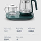 Electric Kettle 1L Black Tea Kettle with Steam Spray Function Health Tea Pot with Stainless Steel and 304 220V