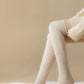 Thick Over The Knee Long Socks Breathable Warm Sweat-Absorbent Soft Fleece Knee-High Stockings