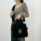 Faux Fur Ladies Tote Bag