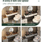Multifunction Wireless Charging Princess Dressing Table Convertible Bedroom Smart Makeup Vanity With LED Mirror