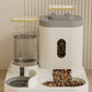 Pet Automatic Feeder Convenient Water Dispenser Cat and Dog Food Elevated Bowl with Fountain Large Capacity Drinker Accessories