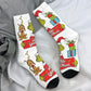 Unisex Men Socks Christmas-S-Green-S-Grinching Just Waiting for Christmas Stockings Winter Kawaii Socks Climbing Non Skid Socks