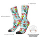 Novelty Christmas-S-Green-S-Grinching Socks Men's Women's Fashion Socks Spring Summer Autumn Winter Middle Tube Socks Gift