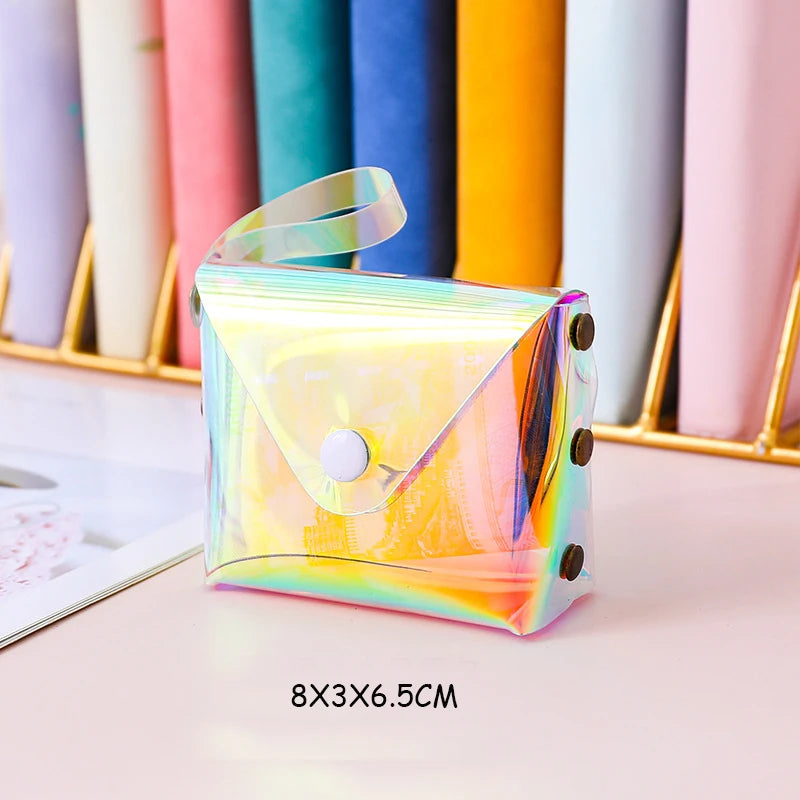 PVC Transparent Cosmetic Bag Women Makeup Storage Clear Organizer Wash Travel Portable Toiletry Multifunction Purse Pouch Bag