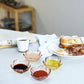 Sakura Pink Flower Sauce Dishes - 2 piece set