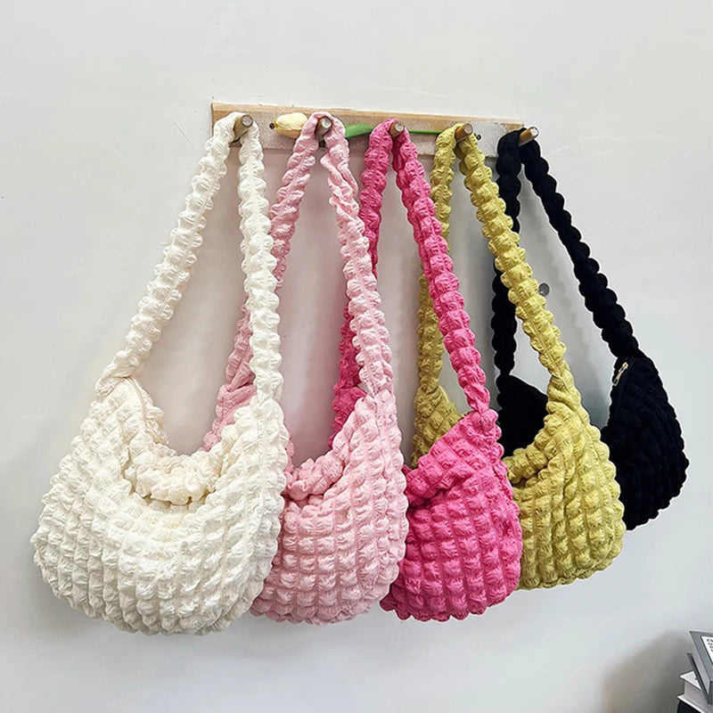 Quilted Crossbody Bag Underarm Bag Tote Bag