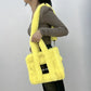 Faux Fur Ladies Tote Bag