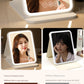 LED Standing Student Household Smart Makeup Mirror with Light
