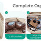 BAGSMART Expandable Tote Bag for Women Puffer Shoulder Tote Bag With Zipper 28L Travel Bags Casual Handbags Nurse Bag