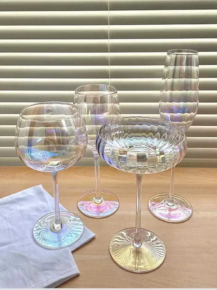 Dream Dazzling Crystal Glass Goblet Red Wine Cup Champagne Glass Set Home Premium Wine Glass Crystal Colorful Cup