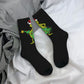 Novelty Christmas-S-Green-S-Grinching Socks Men's Women's Fashion Socks Spring Summer Autumn Winter Middle Tube Socks Gift