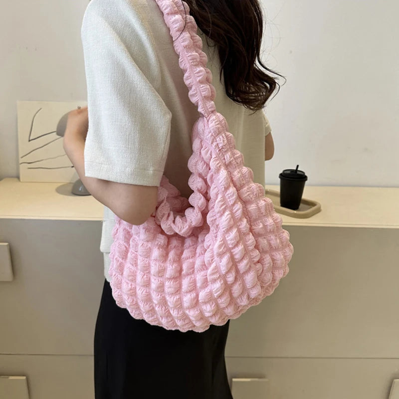 Quilted Crossbody Bag Underarm Bag Tote Bag