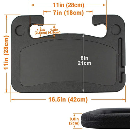 Car  Desk Mount Stand Eat Work Car Steering Wheel Dining Table BracketDrink Food Coffee PortableTray Board