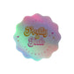 Pretty in the Tech Bubble Holographic stickers